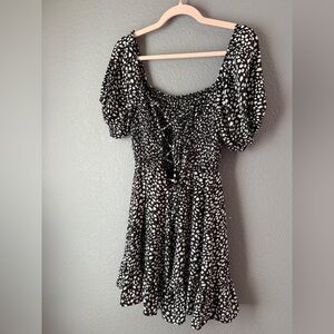 Altar'd State Black and White Mini Dress